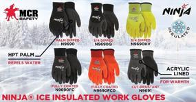 img 1 attached to 🧤 Enhance Safety with Memphis N9690FCL Double Gloves Coating: Superior Protection for Demanding Work Environments