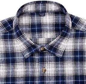 img 3 attached to J VER Men's Regular Sleeve Flannel Shirts – Versatile and Comfortable