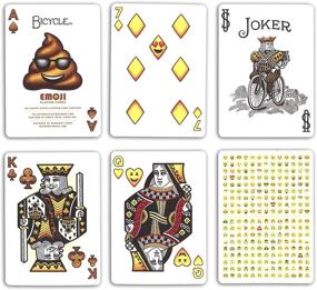 img 2 attached to Bicycle Emoji Playing Cards USPCC