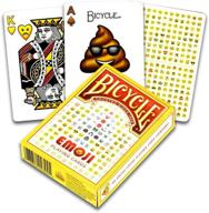 bicycle emoji playing cards uspcc logo