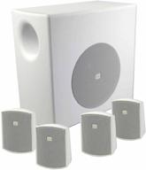 🔊 jbl professional surface mount subwoofer & mini-satellite loudspeaker system, white/black - enhance your audio experience! logo