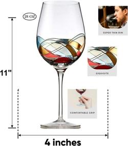 img 2 attached to Bezrat Drinkware Essentials Glassware Inspired Kitchen & Dining