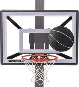 img 4 attached to 🏀 Silverback Junior Youth 33" Basketball Hoop: Lock ‘n Rock Mounting for Round and Vertical Poles – Black (B8410W)