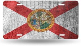 img 4 attached to Delerain License Aluminum Florida Decoration