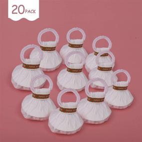 img 2 attached to 🎉 20Pack Battife White Hand Throw Confetti Poppers - No Mess Paper Crackers for Birthday Wedding Parties