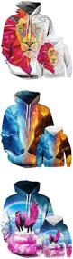 img 2 attached to 🦄 CYUURO Unicorn Sweatshirts Pullover Hoodies for Boys – Trendy Clothing and Fashion Sweatshirts & Hoodies