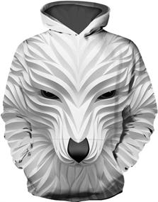 img 4 attached to 🦄 CYUURO Unicorn Sweatshirts Pullover Hoodies for Boys – Trendy Clothing and Fashion Sweatshirts & Hoodies