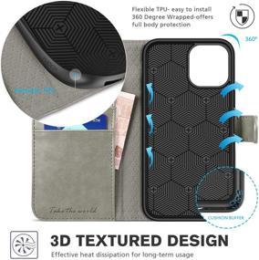 img 1 attached to TUCCH Wallet Case For IPhone 12 Pro Max 5G Cell Phones & Accessories