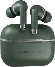 img 4 attached to 🎧 Наушники Happy Plugs Air 1 ANC: Премиальные беспроводные наушники с активным шумоподавлением, 40 часов воспроизведения, зеленые