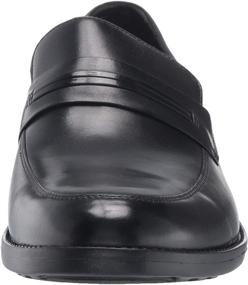 img 3 attached to Bostonian Men's Birkett Black Leather Shoes for Men