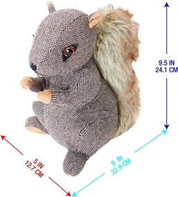 img 1 attached to 🐿️ Elements Squirrel Door Stopper, 10-Inch: Quirky and Functional Home Essential - 5207607