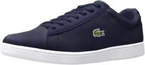 img 4 attached to Lacoste Men's Carnaby Evo Navy Sneakers - Fashionable Men's Shoes for SEO