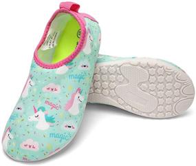 img 3 attached to 👣 SOPIKIZ Non-Slip Quick Dry Kids Water Shoes for Toddler & Boys Girls - Swim Beach Aqua Pool Socks