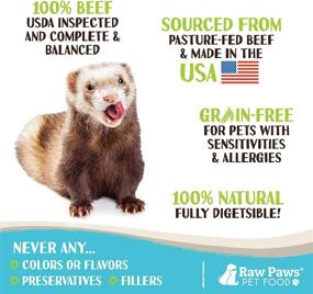 img 2 attached to 🥩 Premium Freeze Dried Raw Ferret Food - Beef 16-oz - Made in USA - Grain Free Diet for Ferrets - Ideal for Small, Adult, Senior & Baby Ferrets - Also Perfect as Natural Treats for Training & Rewarding