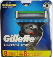 💇 authentic gillette 8 fusion proglide razor blades - new 8 pack - genuine nib - buy now! logo