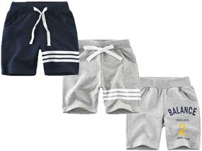 img 4 attached to 👦 Yitow Boys Shorts 2-7 Years (Bundle of 3) - SEO-friendly Version