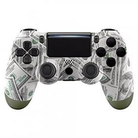 img 3 attached to 🎮 Enhance Your Gaming Experience with the Money Wireless Custom Controller for PlayStation 4 (PS4) - Green Base