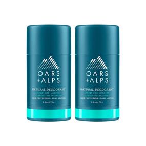 img 4 attached to 🌊 Oars + Alps Deep Sea Glacier Natural Deodorant - Aluminum Free, Alcohol Free, Vegan & Gluten Free - 2 Pack, 5.2 Oz - Men and Women