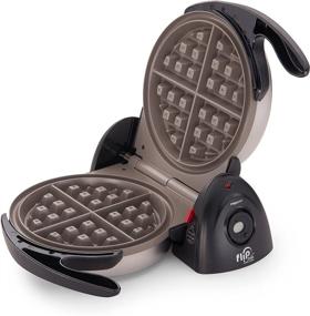 img 4 attached to 🧇 Presto 03510 FlipSide Belgian Waffle Maker with Ceramic Coating, Black