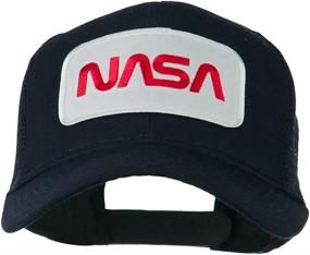 img 4 attached to NASA Logo Embroidered Patched Mesh