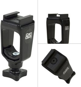 img 2 attached to Enhance Your Filming Setup: Cam Caddie Scorpion/EX Accessory Shoe Mount for Versatile Flash, LED Light, Microphone, and Field Monitor Integration - Hot and Cold Compatible with Adjustable CNC Aluminum Shoe Plate