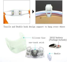 img 2 attached to 🚤 Botepon 2Pcs Boat Kayak Battery Navigation Lights: Ultimate Safety Lights for Boat, Bike, and Pet with 3 Modes