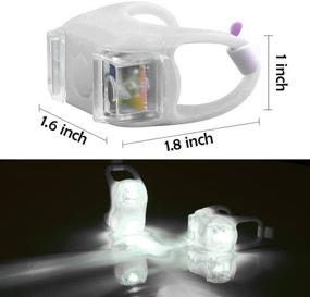 img 1 attached to 🚤 Botepon 2Pcs Boat Kayak Battery Navigation Lights: Ultimate Safety Lights for Boat, Bike, and Pet with 3 Modes