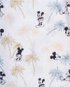 img 1 attached to 👕 Adorable Disney Boys' Mickey Mouse Button Down Shirt and Short Set (Toddler/Little Kid): Perfect Summer Outfit!