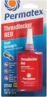 💪 permatex 27140 high strength threadlocker red 36ml bottle - durable fastening solution for industrial use logo