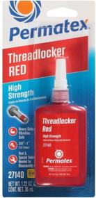 img 3 attached to 💪 Permatex 27140 High Strength Threadlocker Red 36ml Bottle - Durable Fastening Solution for Industrial Use