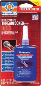 img 1 attached to 💪 Permatex 27140 High Strength Threadlocker Red 36ml Bottle - Durable Fastening Solution for Industrial Use