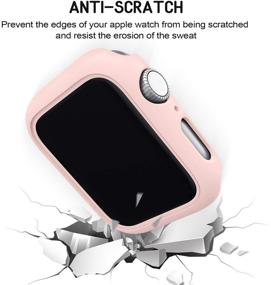 img 1 attached to Mugust 4 Pack, совместимый с корпусом Apple Watch 38 мм серии 3 2 1