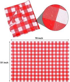img 3 attached to Buffalo Plastic Rectangle Checkered Tablecover