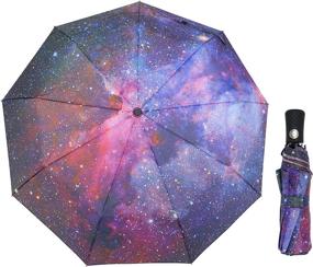 img 4 attached to ☂️ Compact Windproof Travel Umbrellas with Lightweight Design - LFLFWY Small Backpack Umbrellas