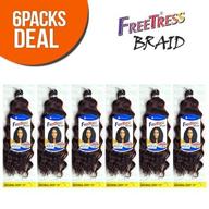 🔍 усиленный seo: freetress natural deep косы-крючком из синтетического волоса, длиной 10 дюймов (6-уп., 2) логотип