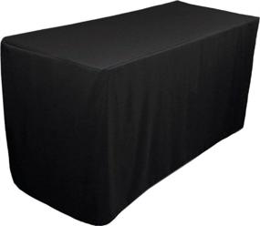 img 4 attached to Fitted Tablecloth Rectangular Percent Polyester