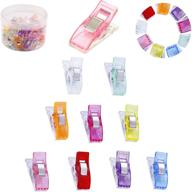 🧵 50 pack sewing clips for fabric quilting supplies and notions - assorted colors logo