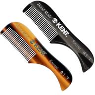 kent a 81t bundle x-small gentleman's pocket comb: fine toothed facial hair grooming and styling | hand-made in england logo