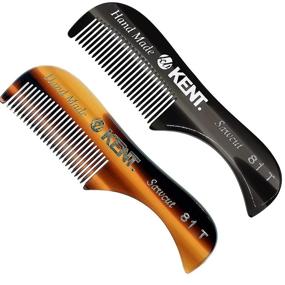 img 4 attached to Kent A 81T Bundle X-Small Gentleman's Pocket Comb: Fine Toothed Facial Hair Grooming and Styling | Hand-Made in England