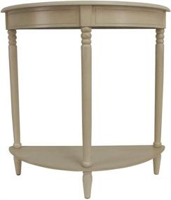 img 2 attached to 🌵 Sahara Half Round Accent Table by Decor Therapy: Simplify Your Home Décor with Style