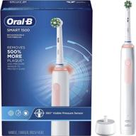 🦷 enhance your oral care routine with the oral-b smart 1500 electric toothbrush in pink logo