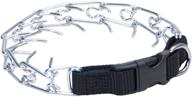 🐶 coastal pet easy-on chrome-plated dog prong training collar: 3.0 mm links, 18-inches girth - reviews & pricing logo