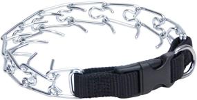 img 1 attached to 🐶 Coastal Pet Easy-On Chrome-Plated Dog Prong Training Collar: 3.0 mm Links, 18-Inches Girth - Reviews & Pricing