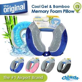 img 3 attached to Cloudz Memory Bamboo Travel Pillow