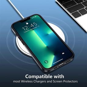 img 1 attached to Чехол SPIDERCASE для iPhone 13 Pro Max - Кристально чистый, не желтеющий, тонкий чехол с военным уровнем защиты от падений для iPhone 13 Pro Max 6,7 дюйма 2021 года (черный)