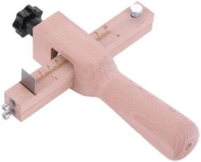 img 4 attached to Walfront Leather Adjustable Strap Cutter Tool - Includes 5PCS Blades for Efficient Cutting