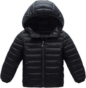 img 4 attached to 🧥 BOFETA Kids Winter Hooded Lightweight Puffer Jackets: Stay Warm and Stylish All Season