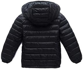 img 3 attached to 🧥 BOFETA Kids Winter Hooded Lightweight Puffer Jackets: Stay Warm and Stylish All Season