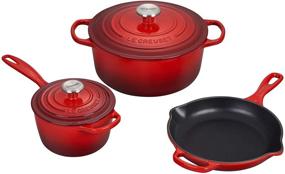 img 4 attached to Creuset Signature Enameled Cookware Cerise