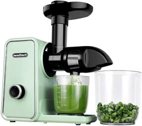 img 4 attached to 🥤 Motcha Green Juicer Machine: Iwodtech Slow Masticating Juicer with Quiet Motor, Reverse Function, and 90% Juice Yield – Ideal for Vegetable and Fruit Juicing